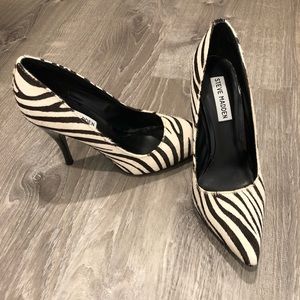 Steve Madden Zebra Heels 